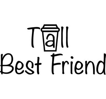 Couple t-shirt best friend pair - TenStickers