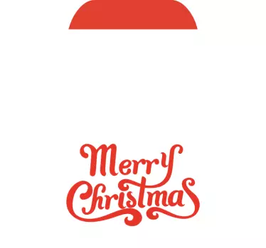 Merry Christmas Santa beard christmas tee shirts - TenStickers