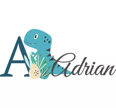 Baby t-shirt dinosaur themed custom gift - TenStickers