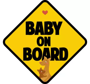 On board design baby t-shirt - TenStickers