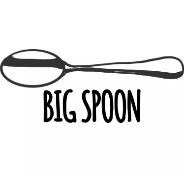 Big spoon and little spoon matching couple t shirt - TenStickers