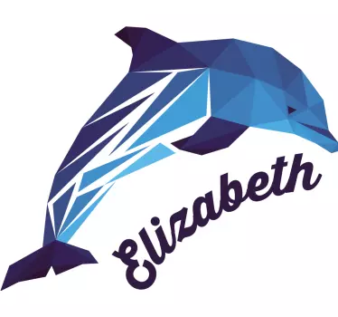 Baby t-shirt with geometric dolphin design - TenStickers