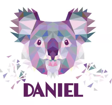 Baby t-shirt with koala face design - TenStickers