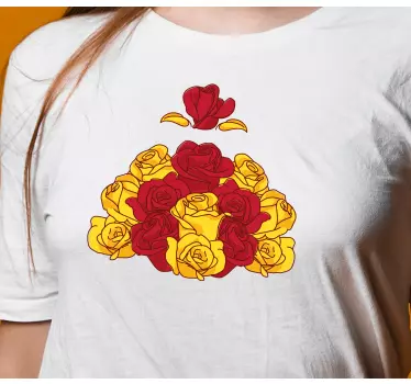 Baby t-shirt colorful rose bouquet - TenStickers