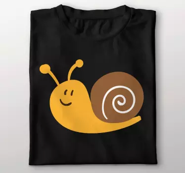 Baby t-shirt cute smiling snail design - TenStickers