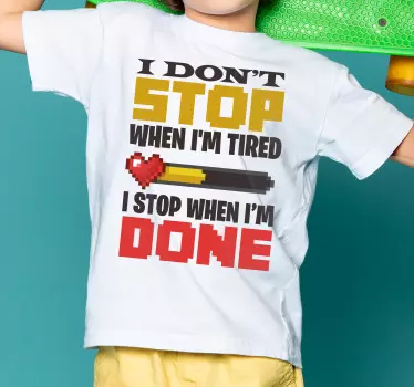Believe in yourself baby t-shirt - TenStickers