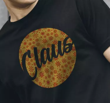 Snowflakes Customisable Christmas  t-shirt - TenStickers