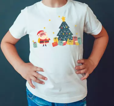 Christmas t-shirt festive santa celebration - TenStickers