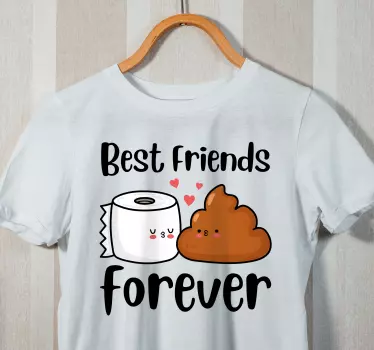 Couple t-shirt bffs for life - TenStickers
