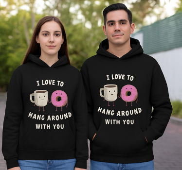 Couple t-shirt love spending time with you - TenStickers