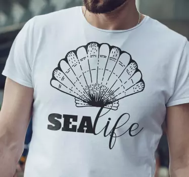 Couple t-shirt seashell lifestyle - TenStickers