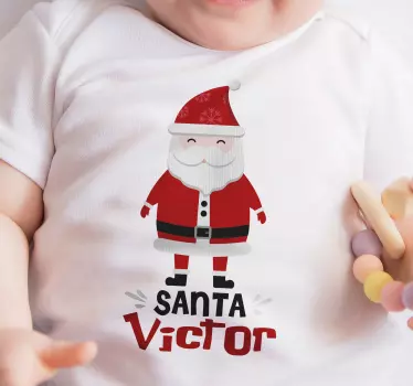 Santa Claus and HoHoHo Christmas  t-shirt - TenStickers