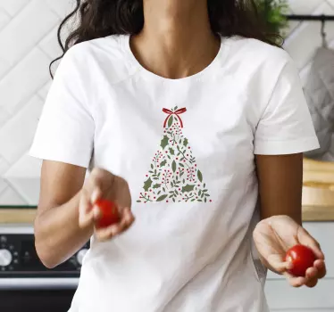 xmas trees nice t-shirt christmas tee shirts - TenStickers