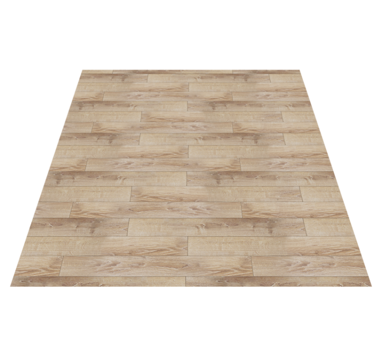 Beige parquet flooring wood effect vinyl rug - TenStickers