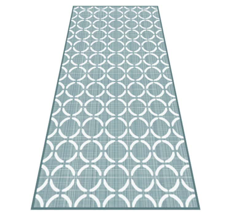 Old Style Green kitchen vinyl rug - TenStickers