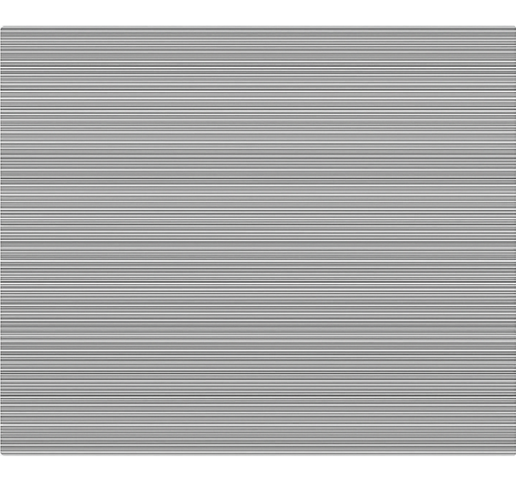 Gray thin striped  kitchen vinyl rug - TenStickers