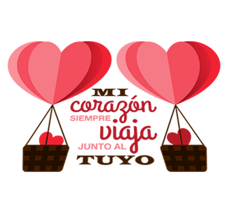 Bedroom vinyl rug valentine's day decor - TenStickers