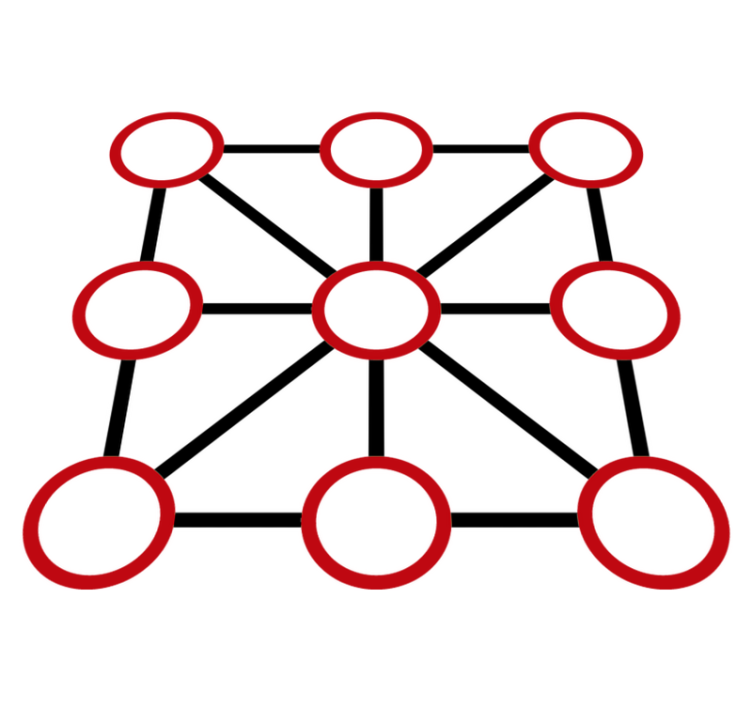 Game vinyl rug tic-tac-toe - TenStickers