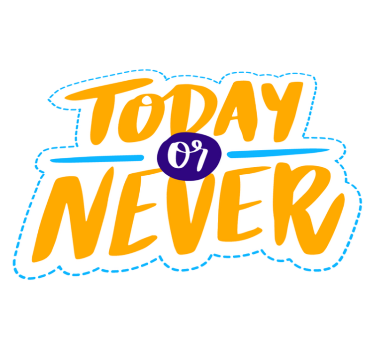Today or Never game vinyl rug - TenStickers
