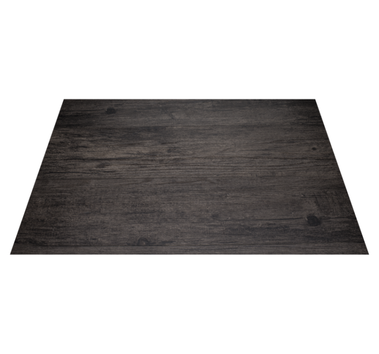 Gorgeous black wood vinyl carpet - TenStickers