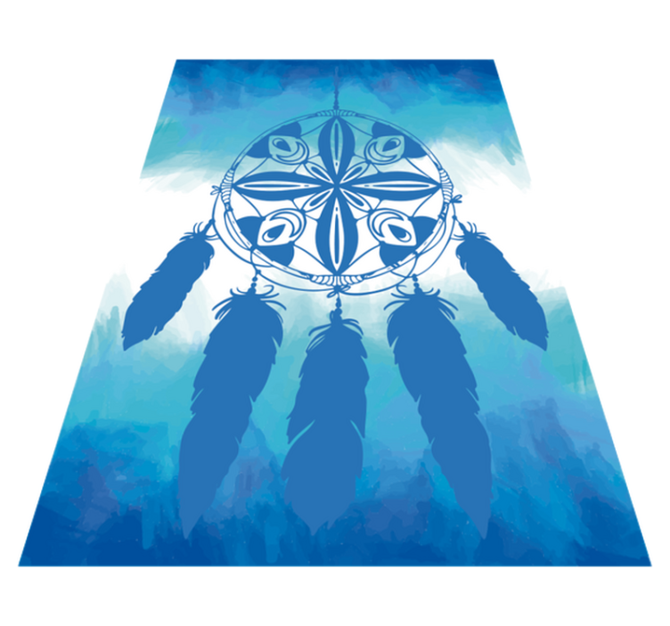 Dream Catcher modern vinyl rug - TenStickers