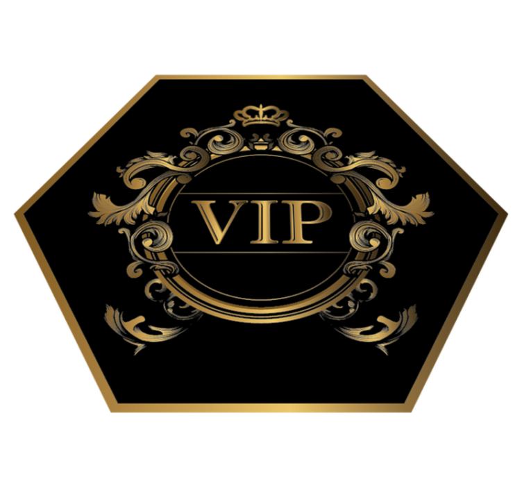 Elegant VIP Design minimal vinyl rug - TenStickers