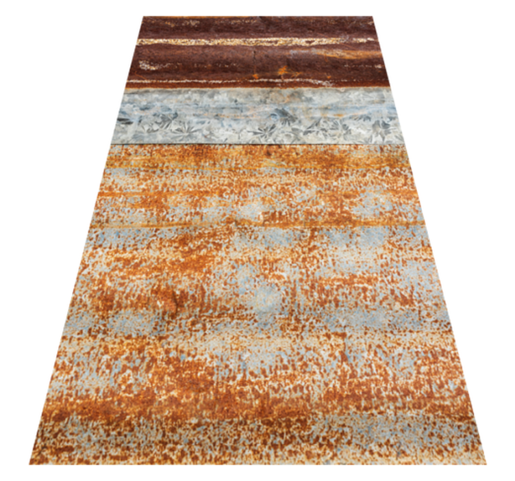 old rusty vintage vinyl rug - TenStickers