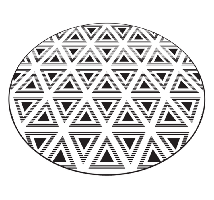 triangles of truth geometric rugs - TenStickers