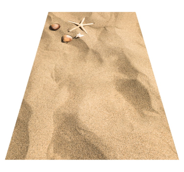 Beachfront Elegance outdoor vinyl rug - TenStickers