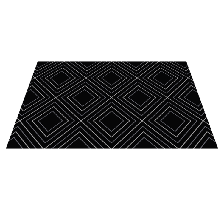 Geometric elegant lines geometric rugs - TenStickers