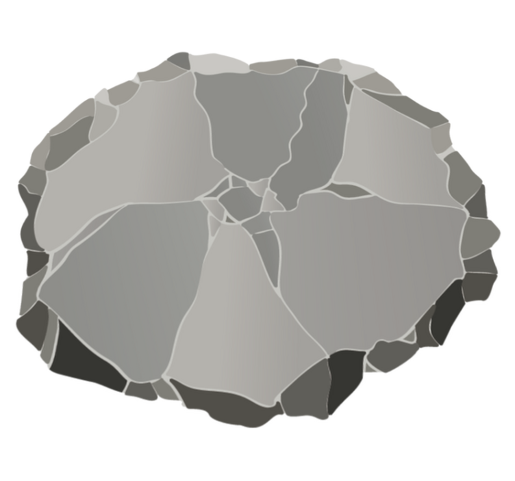 Vinyl carpet texture different stones stone - TenStickers