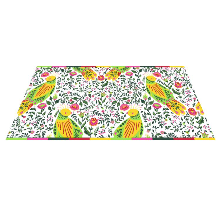 Ehnic pattern vinyl rug for living room - TenStickers