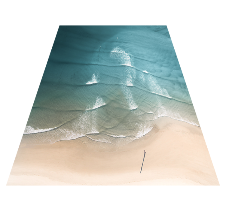 Sea shore nature vinyl rug - TenStickers