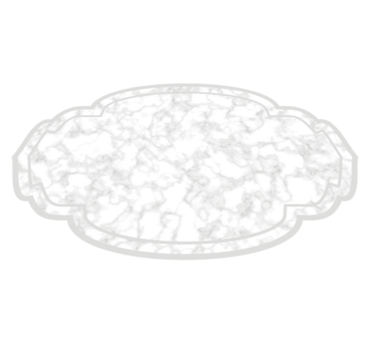 White marble modern vinyl rug - TenStickers