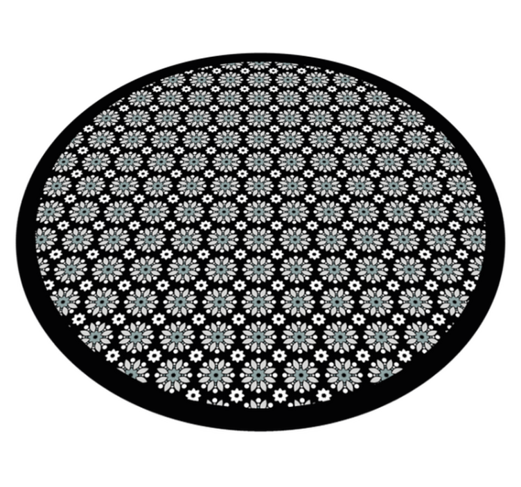 Black and white suns nature rug - TenStickers