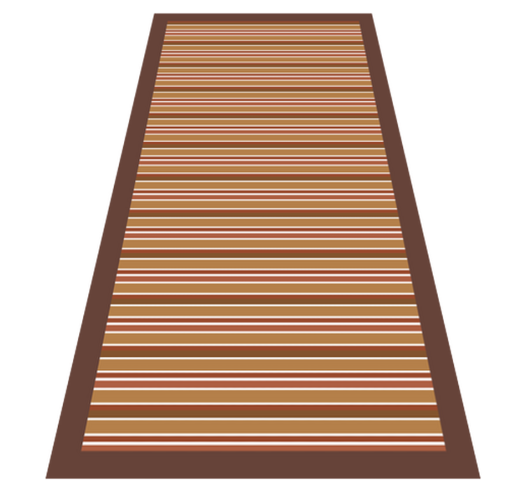 Striped Motif striped vinyl rug - TenStickers