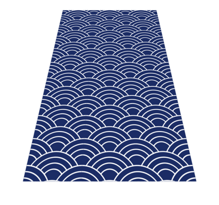 Oriantal design and motif  room modern rug - TenStickers