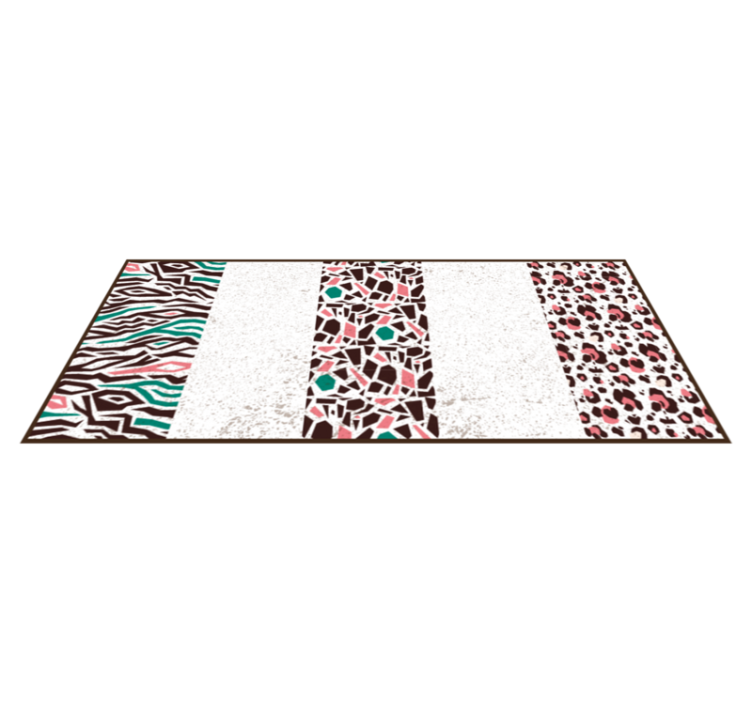 Multiple animal prints animal print rug - TenStickers