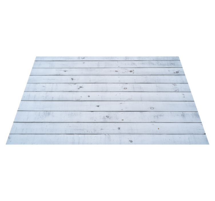 Gray and blue wooden pattern vinyl rug - TenStickers