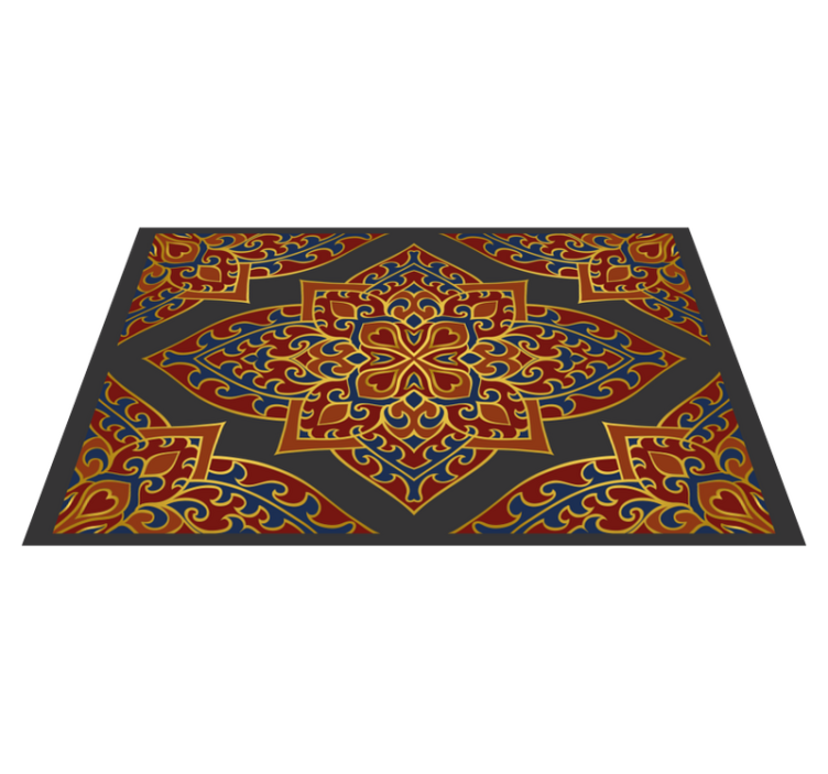 Oriental Persian texture hallway runners - TenStickers