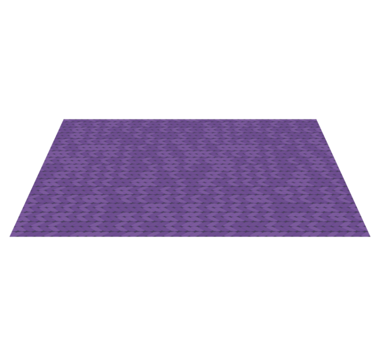 Purple Braided Pattern textured vinyl rug - TenStickers