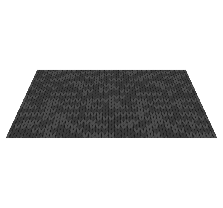 Grey ropes minimal vinyl rug - TenStickers