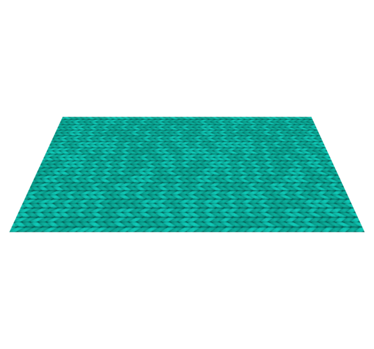 Green ropes minimal vinyl rug - TenStickers