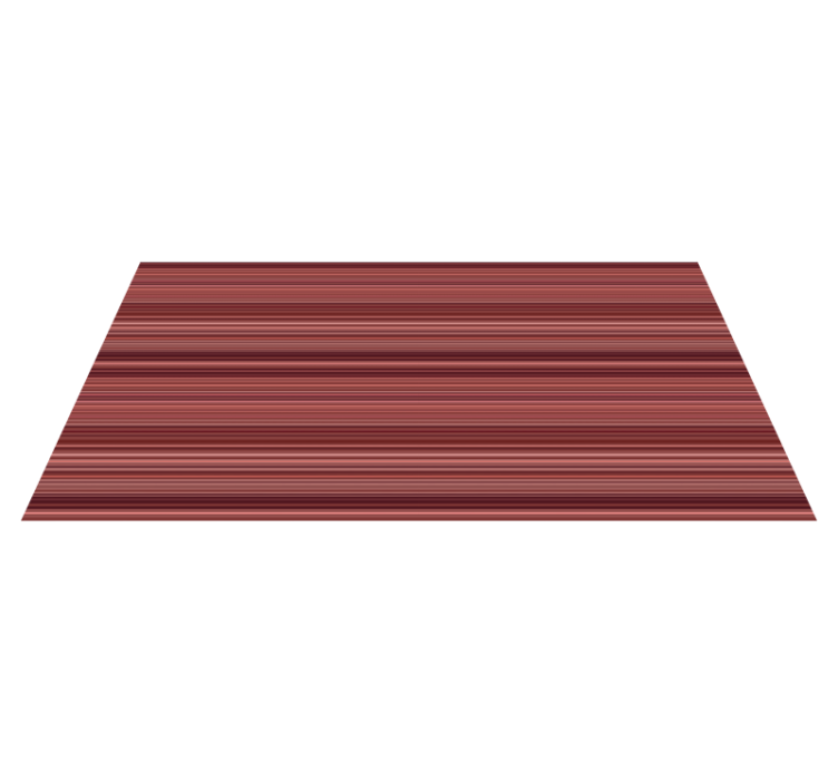 Burgundy Striped striped vinyl rug - TenStickers