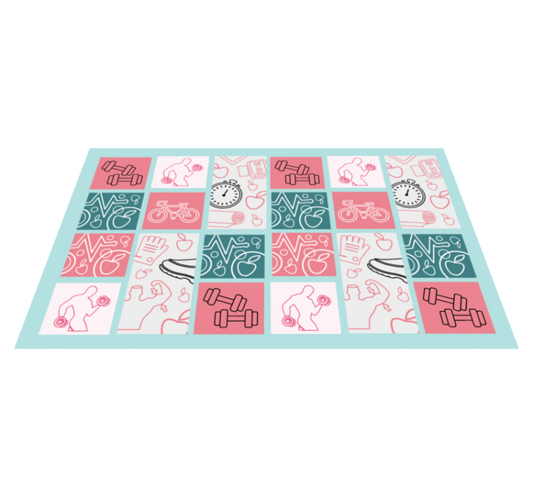 Playful Kids Decor kids vinyl rug - TenStickers