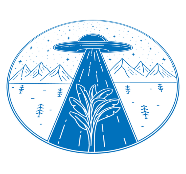 UFO Adventure kids vinyl rug - TenStickers