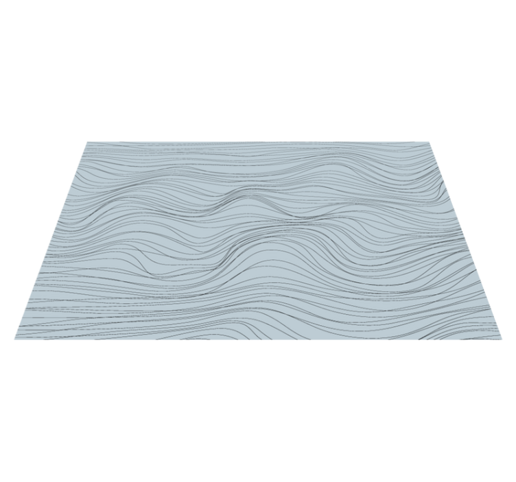 Gray minimalistic stripes stripes carpet - TenStickers