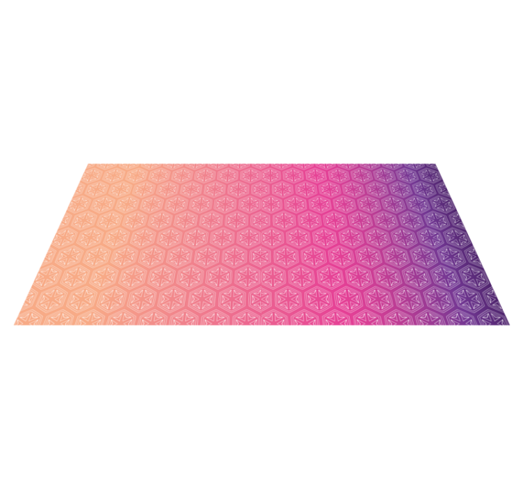 Pink ombre tiles tile carpet - TenStickers