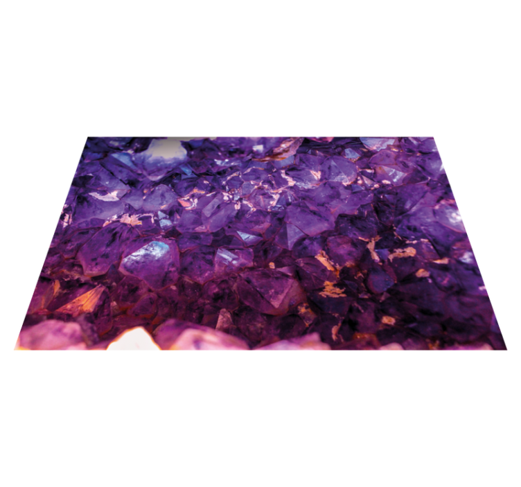 Amethyst stones stone floor tiles - TenStickers