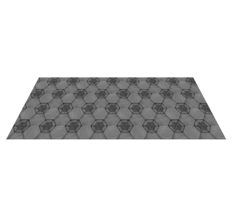 Gray tiles pattern tile carpet - TenStickers